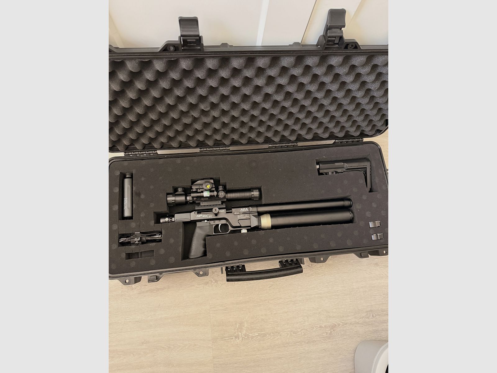 AEA HP Max MK2 .35 (9 mm) | Ostatnia generacja | Zestaw kompletny | Celownik 5-w-1 | Walizka i akcesoria
