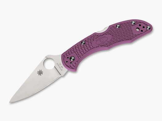 Taschenmesser Delica 4 Lightweight Flat Ground Purple