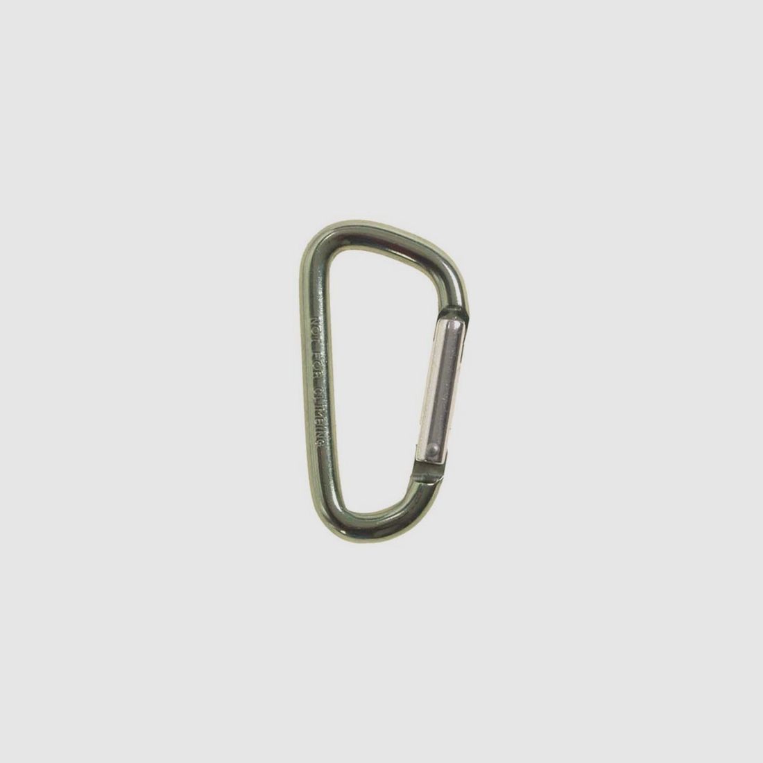 Karabinerhaken, D 7mmx7cm, oliv