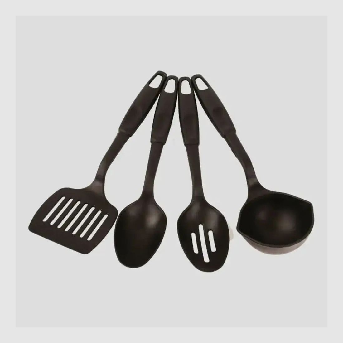 Highlander Highlander Ensemble d'ustensiles de cuisine noir