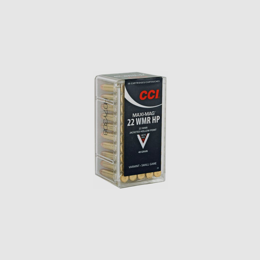 CCI Maxi-Mag .22 WMR 40GR JHP 50 cartucce
