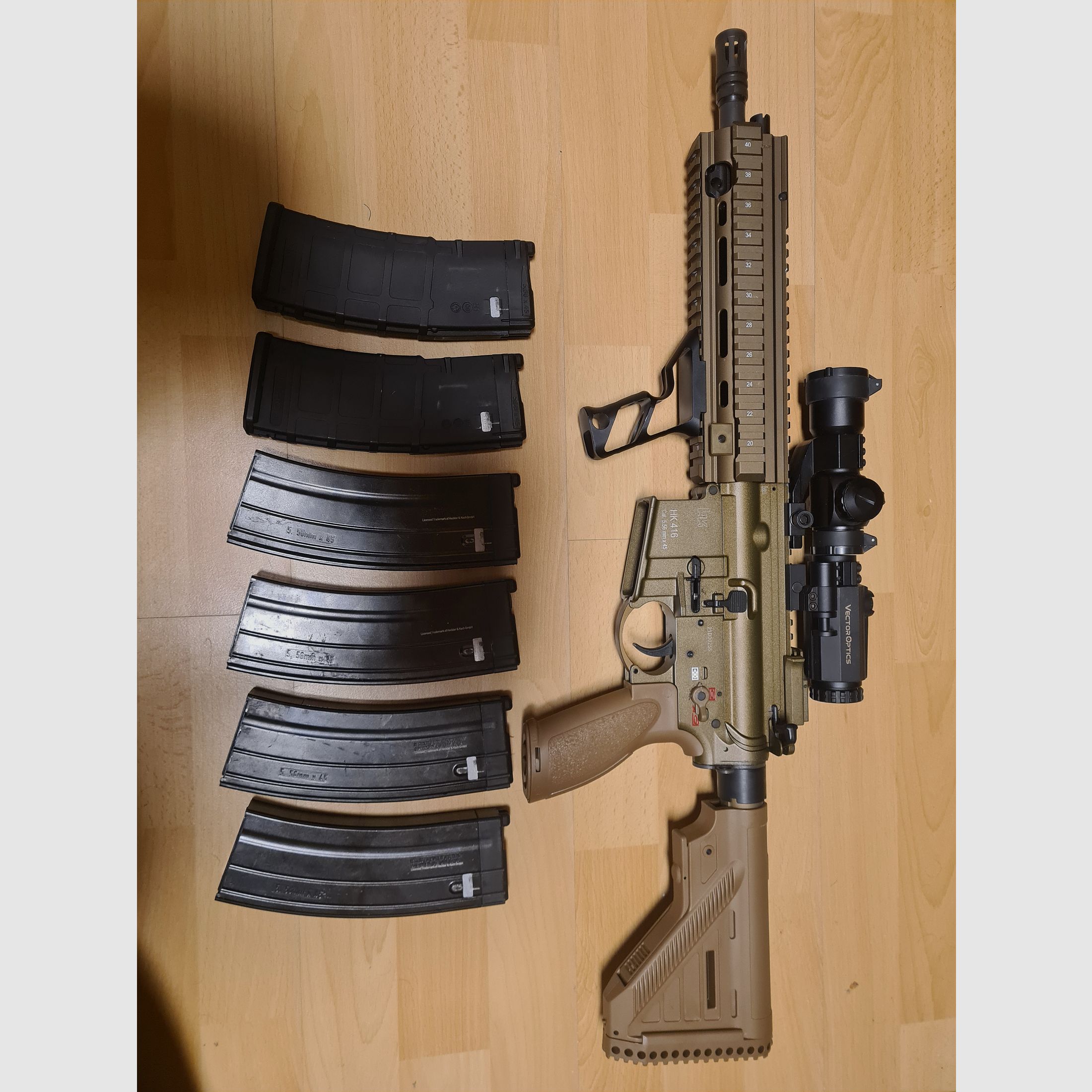 HK416 GBB métal intégral