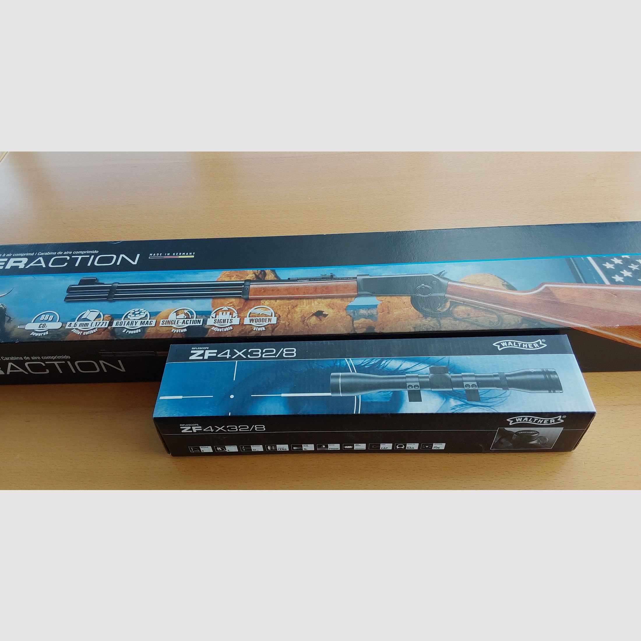 Walther Lever Action  CO2    4,5 mm Diabolo