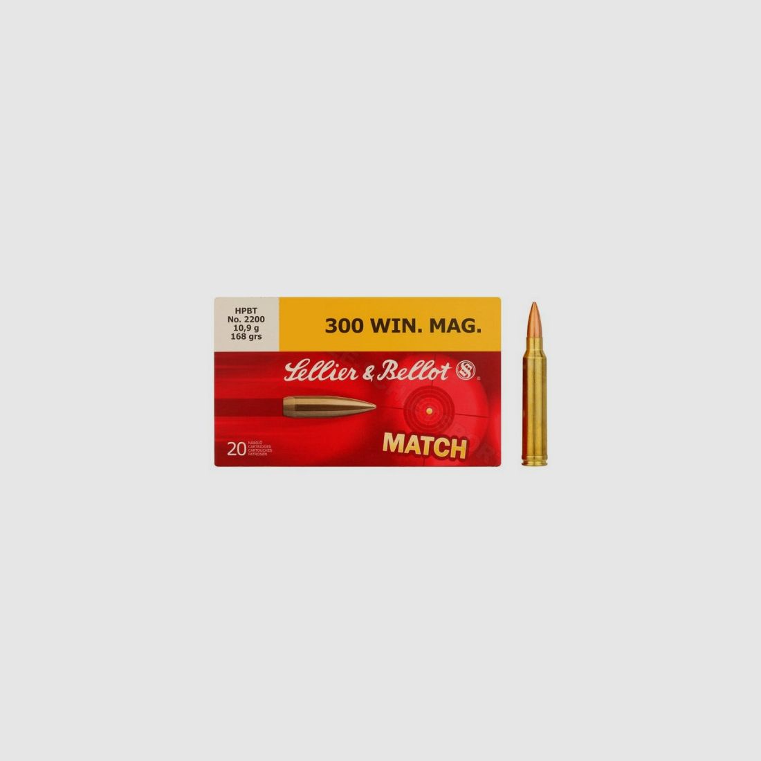 Sellier & Bellot HPBT Match 220grn .300 WinMag (20 pz.)