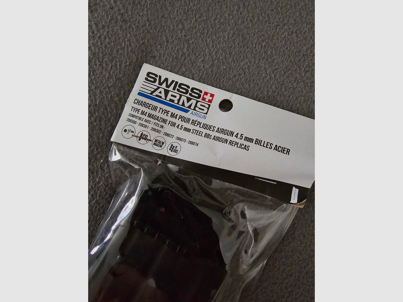 Swiss Arms M4 Magazine für 4.5mm 