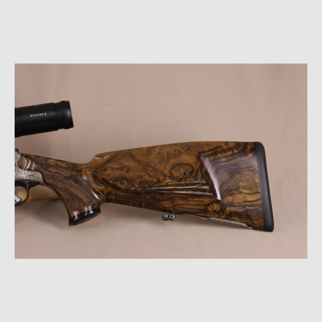 Outschar / Ferlach carabina a blocco sistema "Heeren" // legno da sogno // canna ottagonale // incisione // Zeiss Varipoint !!