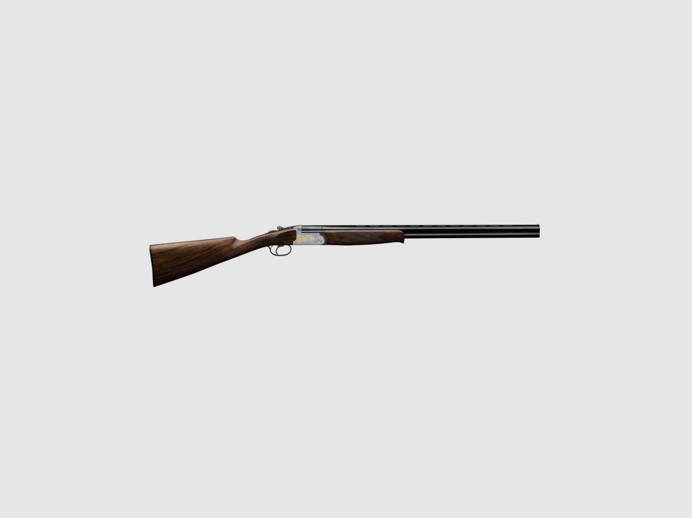 Fair - Classic Ergal shotgun calibers 28/70 - Over-under Extractor - Silver receiver small caliber. MDS
