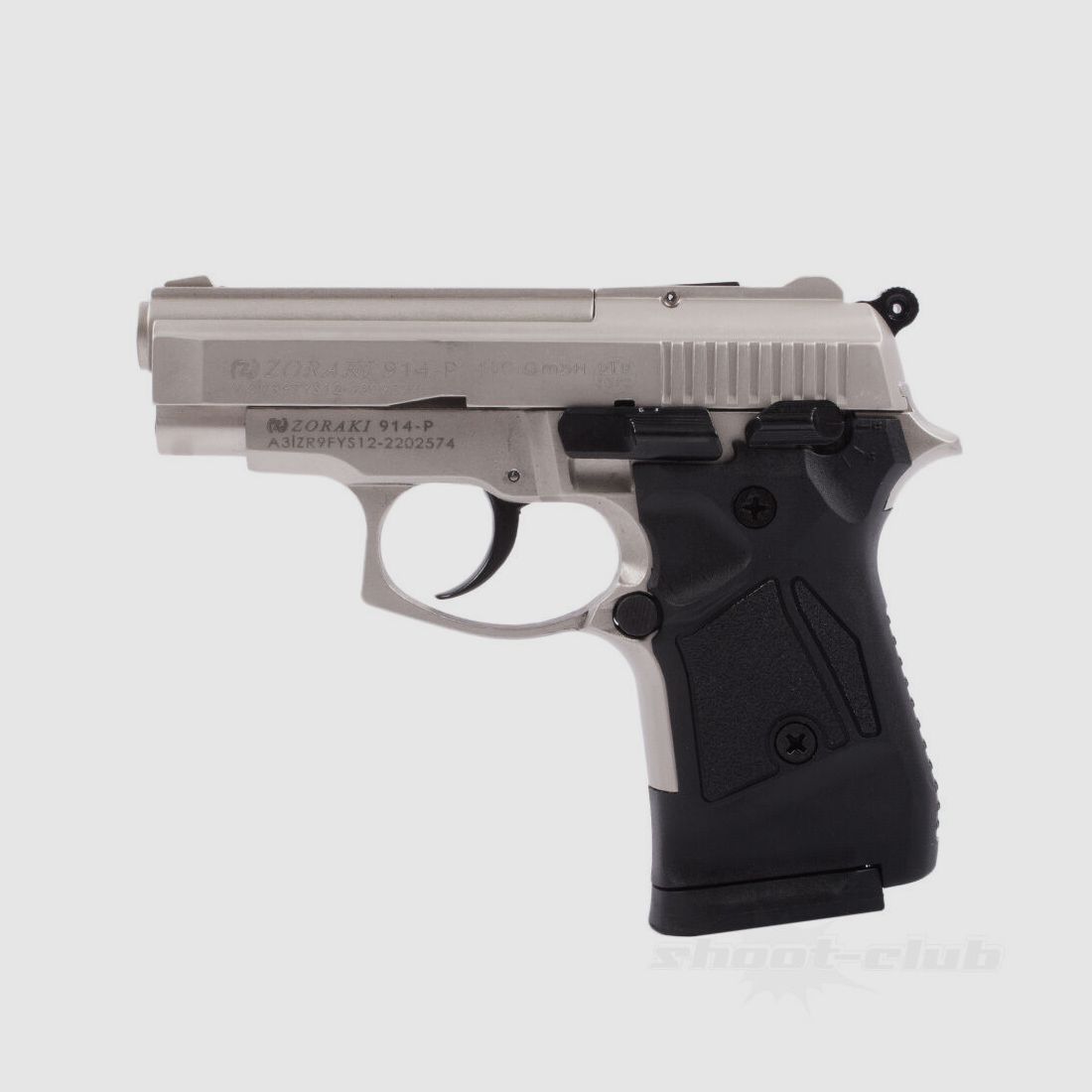 Zoraki 914-P pistola de fogueo Satina 9mm P.A.K.