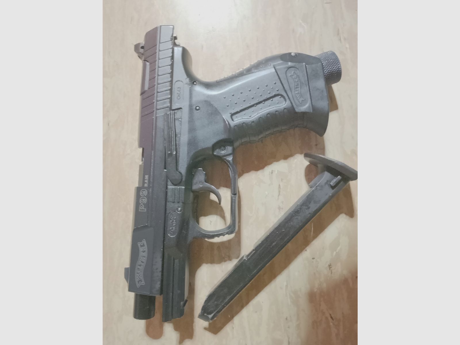 Umarex Walther P99 RAM Cal .43 CO2 marker with rubber balls caliber 43
