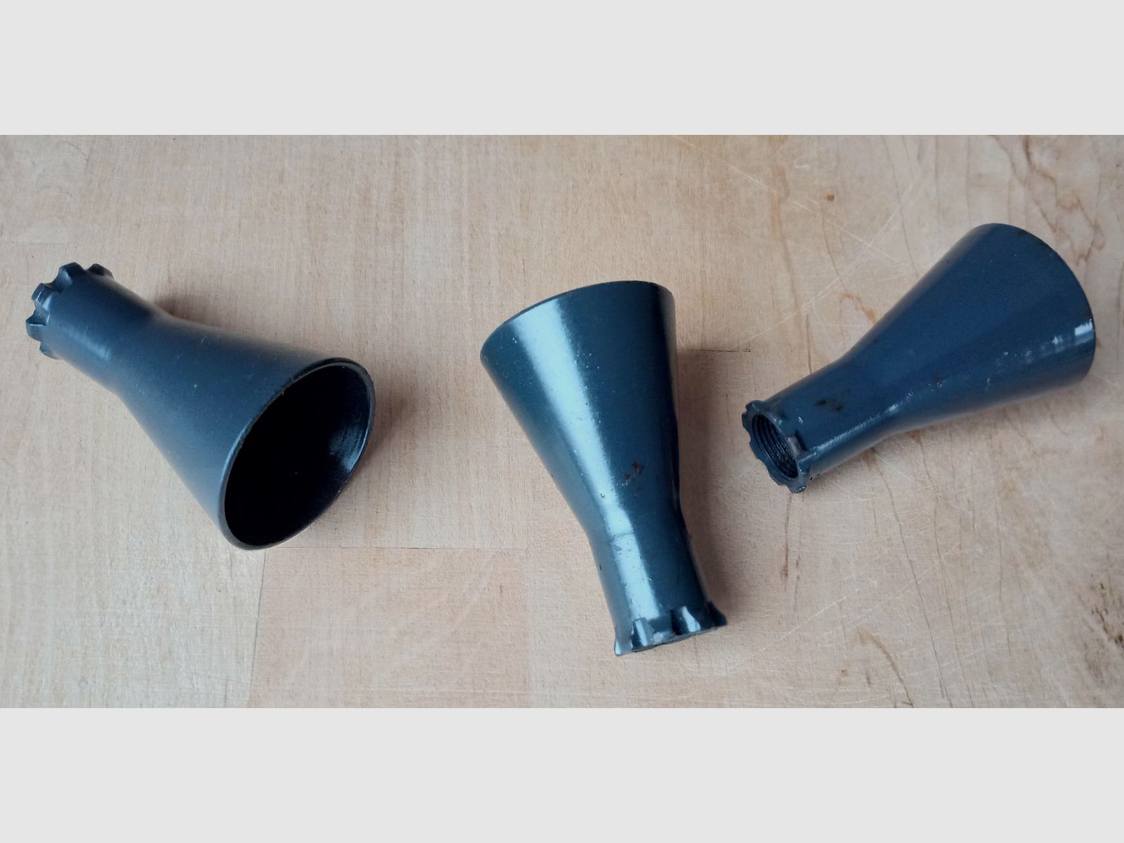 Original Samopal SA VZ.58 14x1 Meinungsverstärker in Blau-Grau  / Metrisch RH Rechtsgewinde / Flash Hider Mündungsfeuerdämpfer / ideal für CSA Sporter Carbine