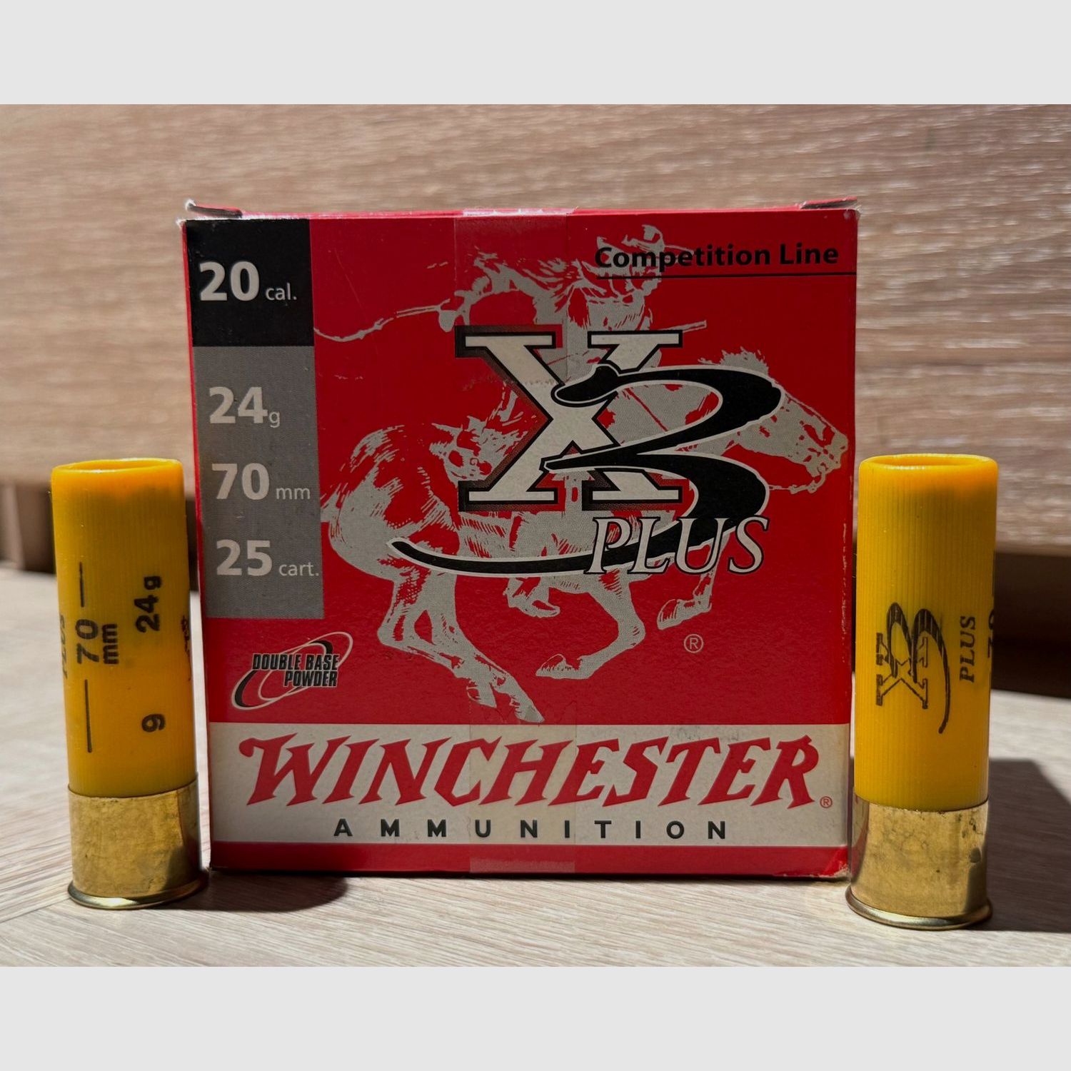 Winchester X3 Plus Competition Line- 20/70 - 24g - Nr. 9 (2,0mm) - Blei