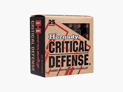 Box of 25 cartridges Hornady 38 SP 110 GR FTX CD 90310