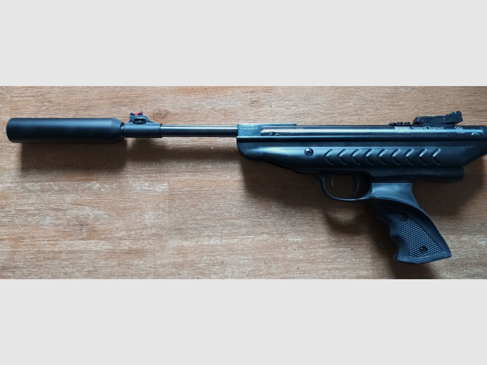 Knicklauf Luftpistole Mercury 25 Super Charger Kaliber 4,5 mm  + Umarex Schalldämpfer