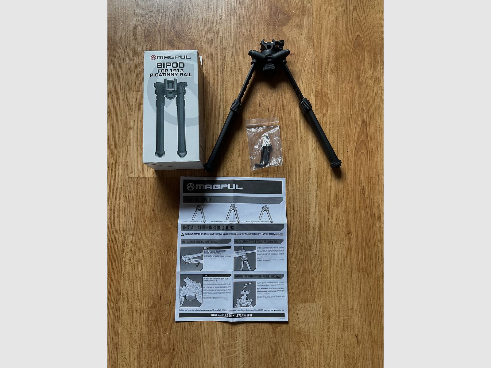 MAGPUL bipode para riel Picatinny