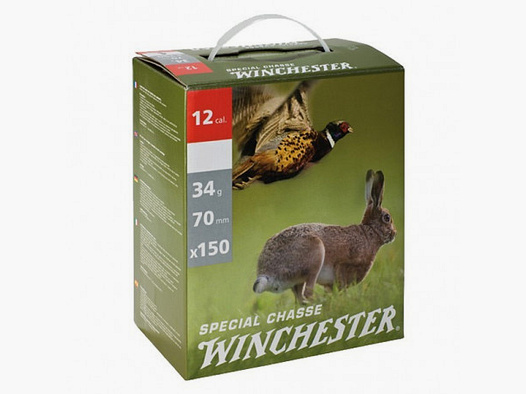 Winchester Special Chasse .12/70 34g #7,5 (2,4mm) 150 Patronen
