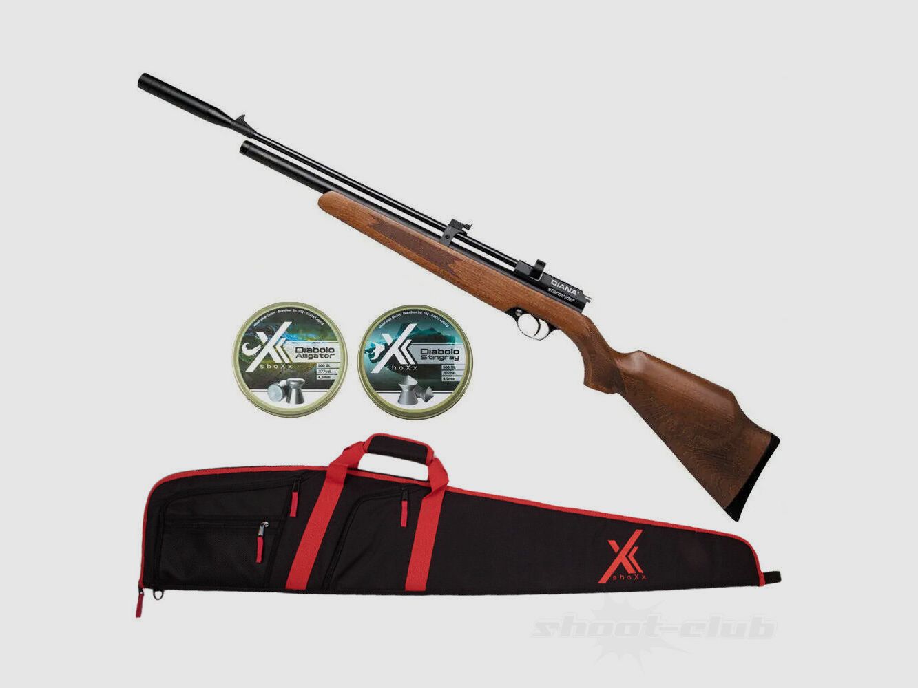 Diana Diana Stormrider PCP 4,5mm Futteral Set