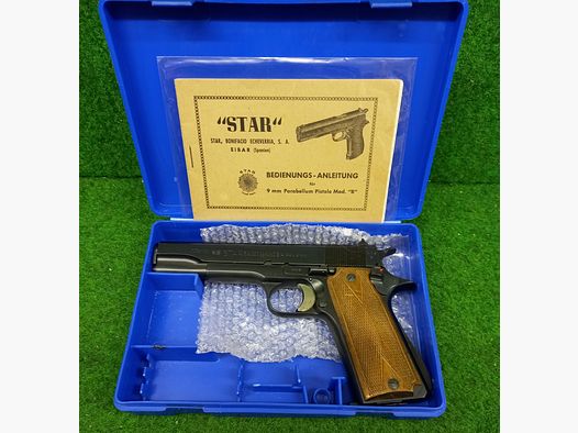 Star B Polizei Niedersachsen 9mm Luge. Patrone 08