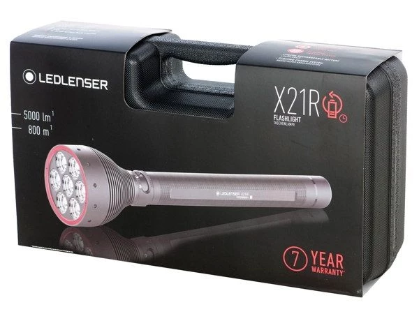 Ledlenser® Lampe de poche "X21R" noire, image 1 sur 9
