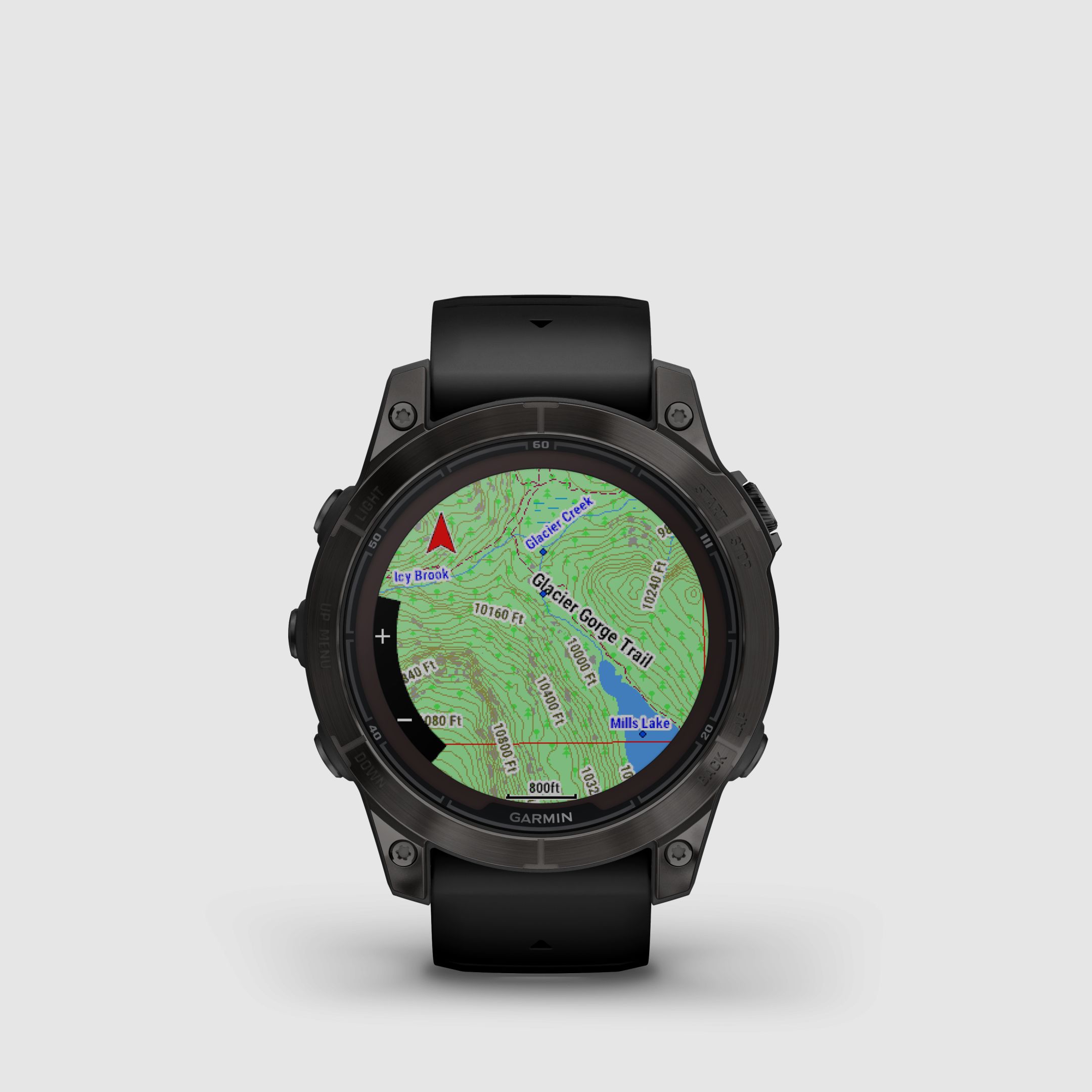 Garmin fēnix® 7 Pro – Sapphire Solar Edition, Schwarz/Carbongrau Titan DLC mit QuickFit®-Silikon-Armband 22 mm