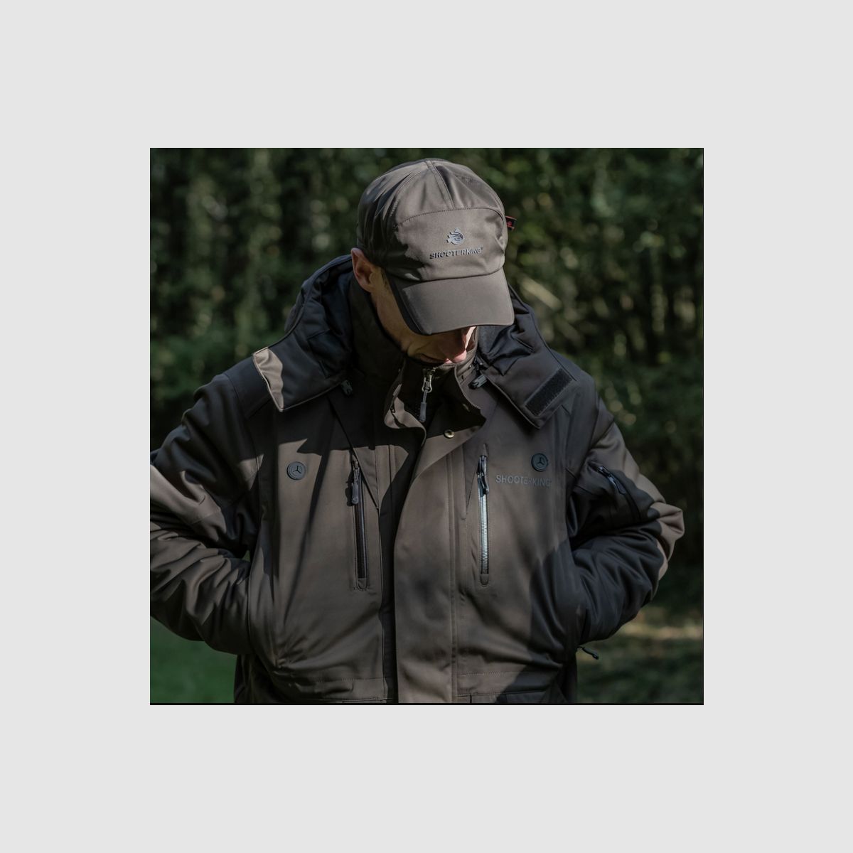 SHOOTERKING Huntflex Cap braun/oliv Gr. L