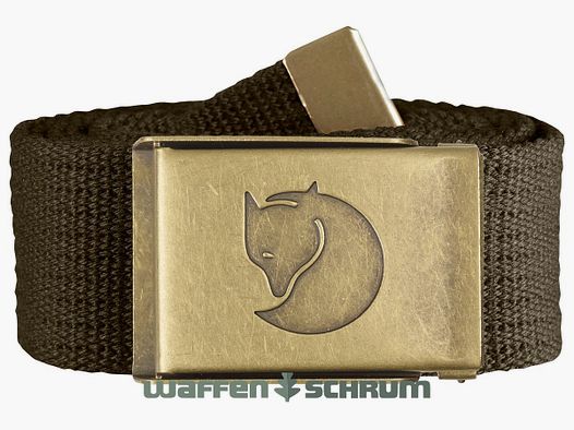 Fjällräven Gürtel Canvas Brass  Dark Olive