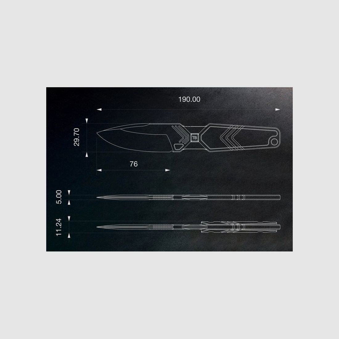 Nóż TB IMPACT 127 G10, zdjęcie 4 z 5