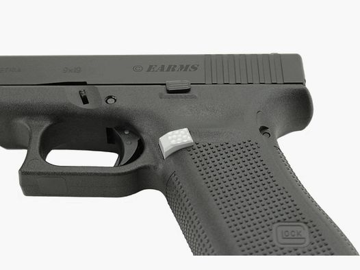 AUDERE Celeritas™ GLOCK® Extended Magazine Release GEN4/5 Silver