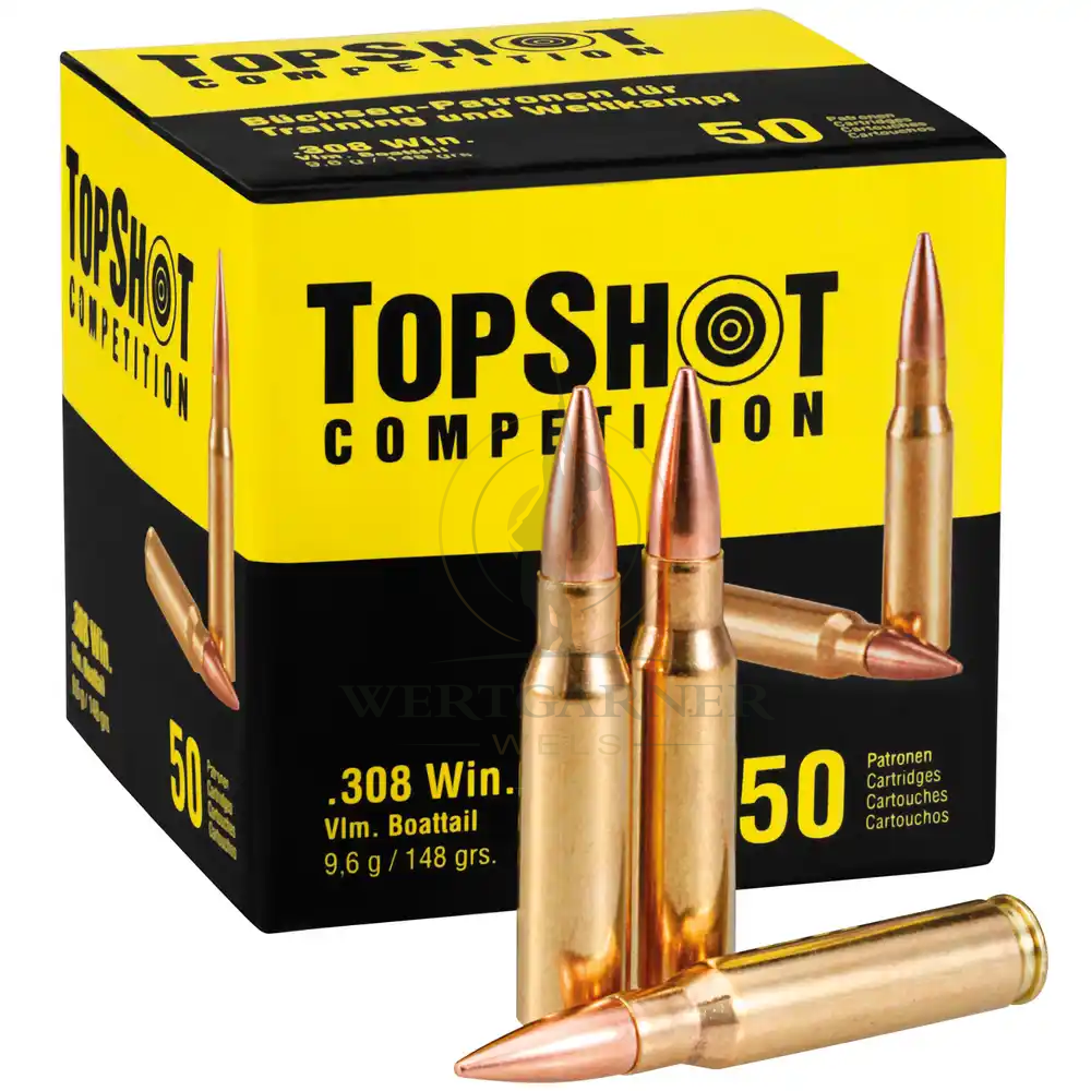 TOPSHOT Competition .308 Win. Vlm BT 9,6g/148grs.