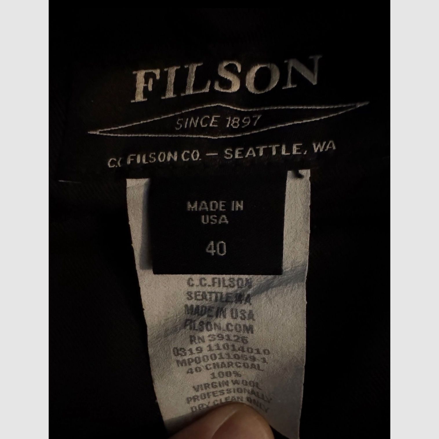 Filson Mackinaw Wool Field