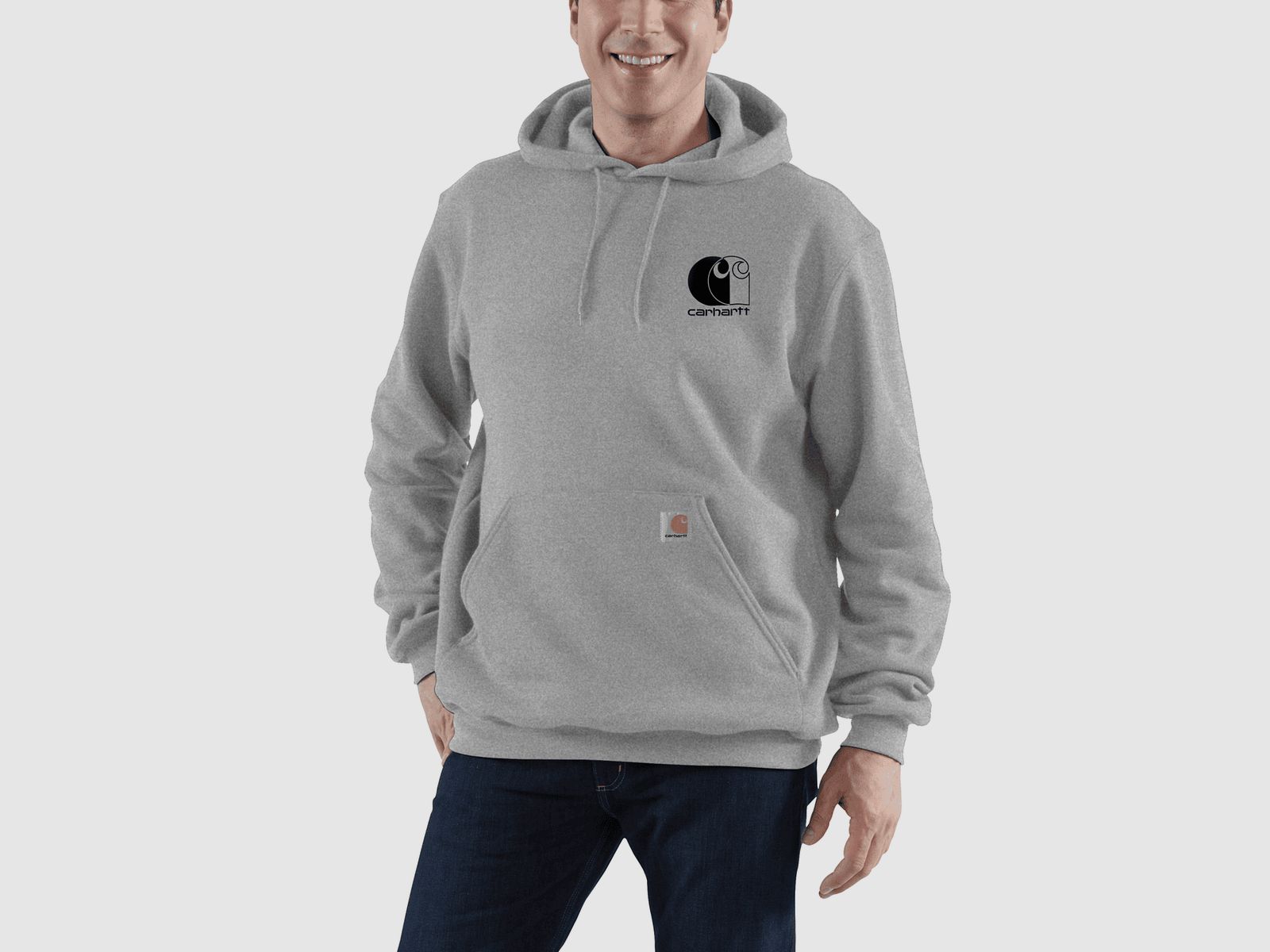 Carhartt Carhartt Force™ Logo Sweatshirt Men Asphalt Heather L