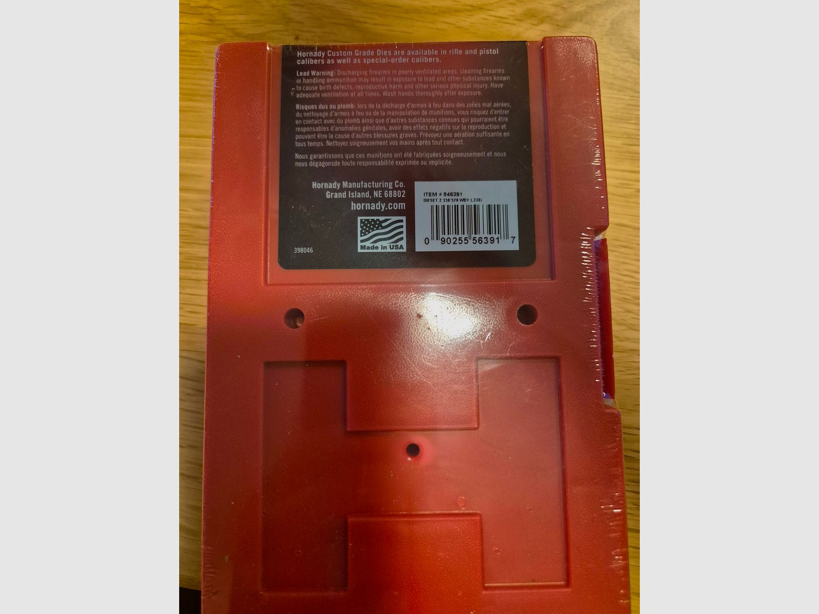 Hornady die set 338/378 WBY, image 2 of 2