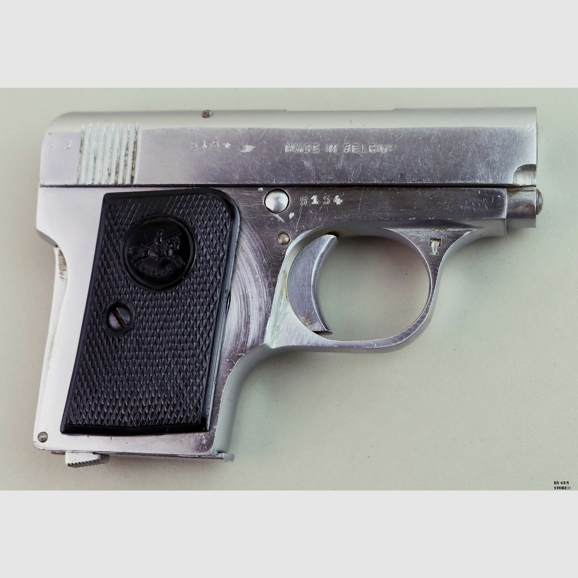 Pistola Anciens Etablissements Pieper cal. 6,35 mm matr. 5154, immagine 3 di 9