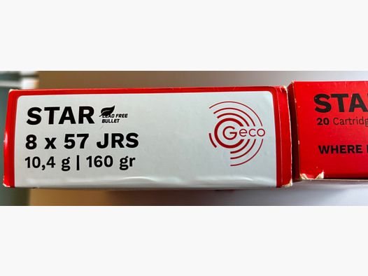 STAR 8 x 57 JRS.    10,4 g / 160 gr