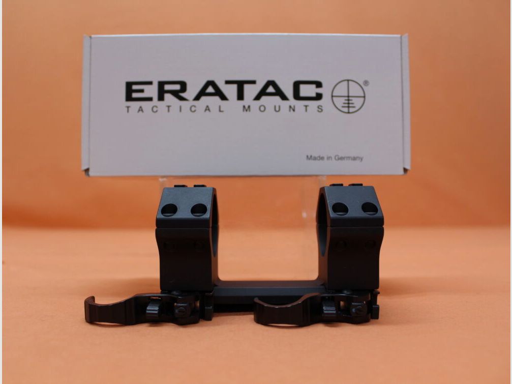 Recknagel Era-Tac QD block mount 34mm (T4001-341A) short, with lever, aluminum black, height=22mm for Picatinny profile