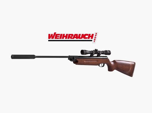 Weihrauch rifle HW35 silencer set cal. 4.5mm with scope 4x32