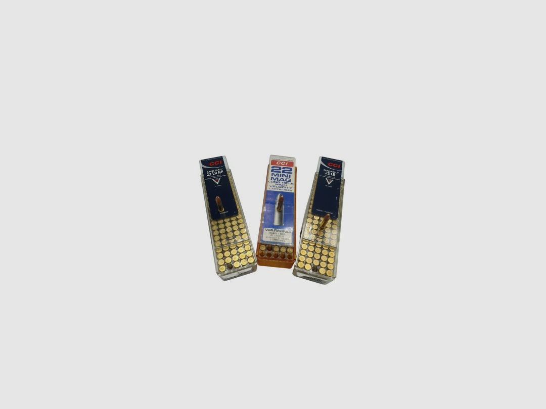 DESTO AMMO - LOS 295 MUNITIONEN CCI MINI MAG KALIBER 22LR GESCHOSSE HP UND RN, Bild 1 von 7