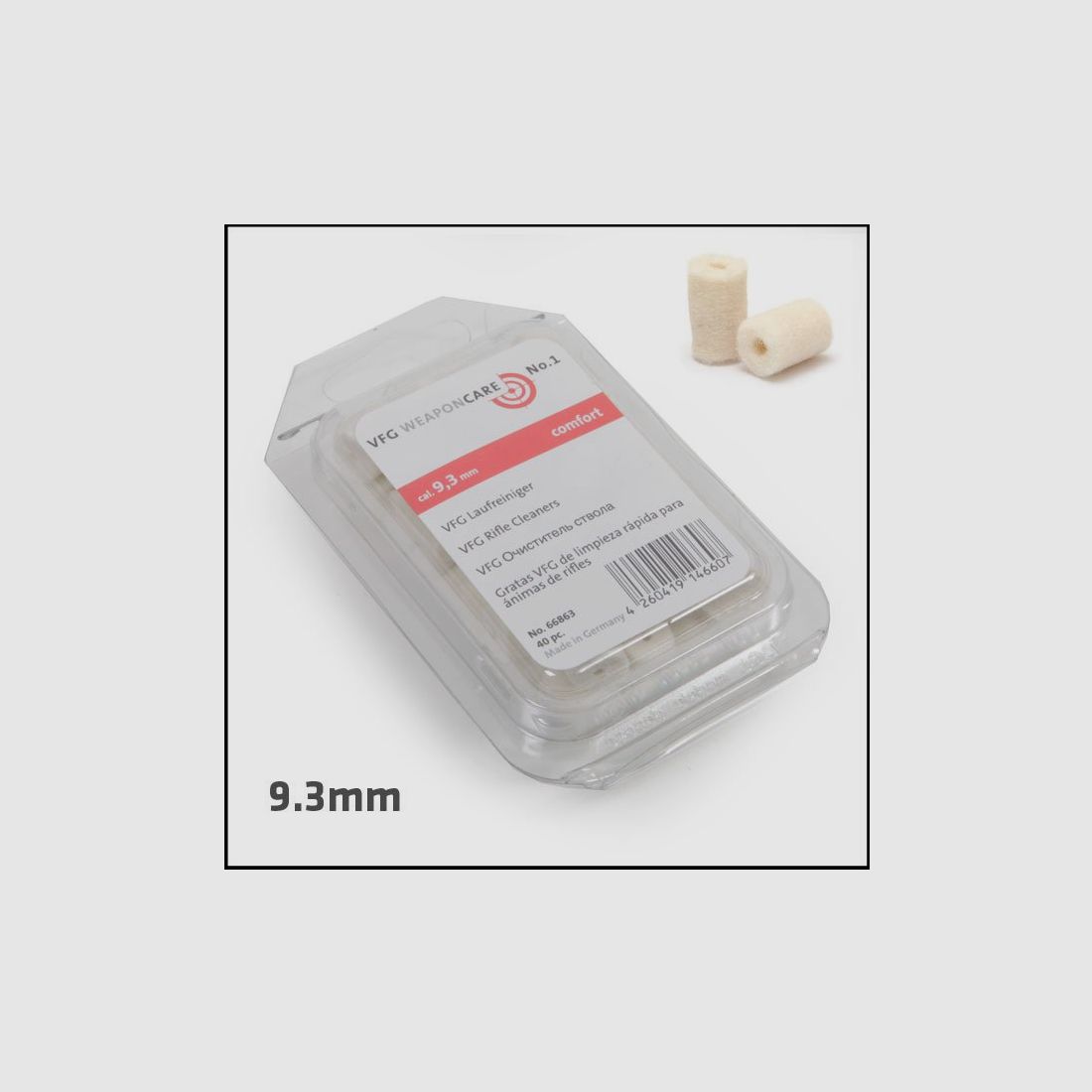 VFG Cleaning Felt COMFORT cal. 9.3mm