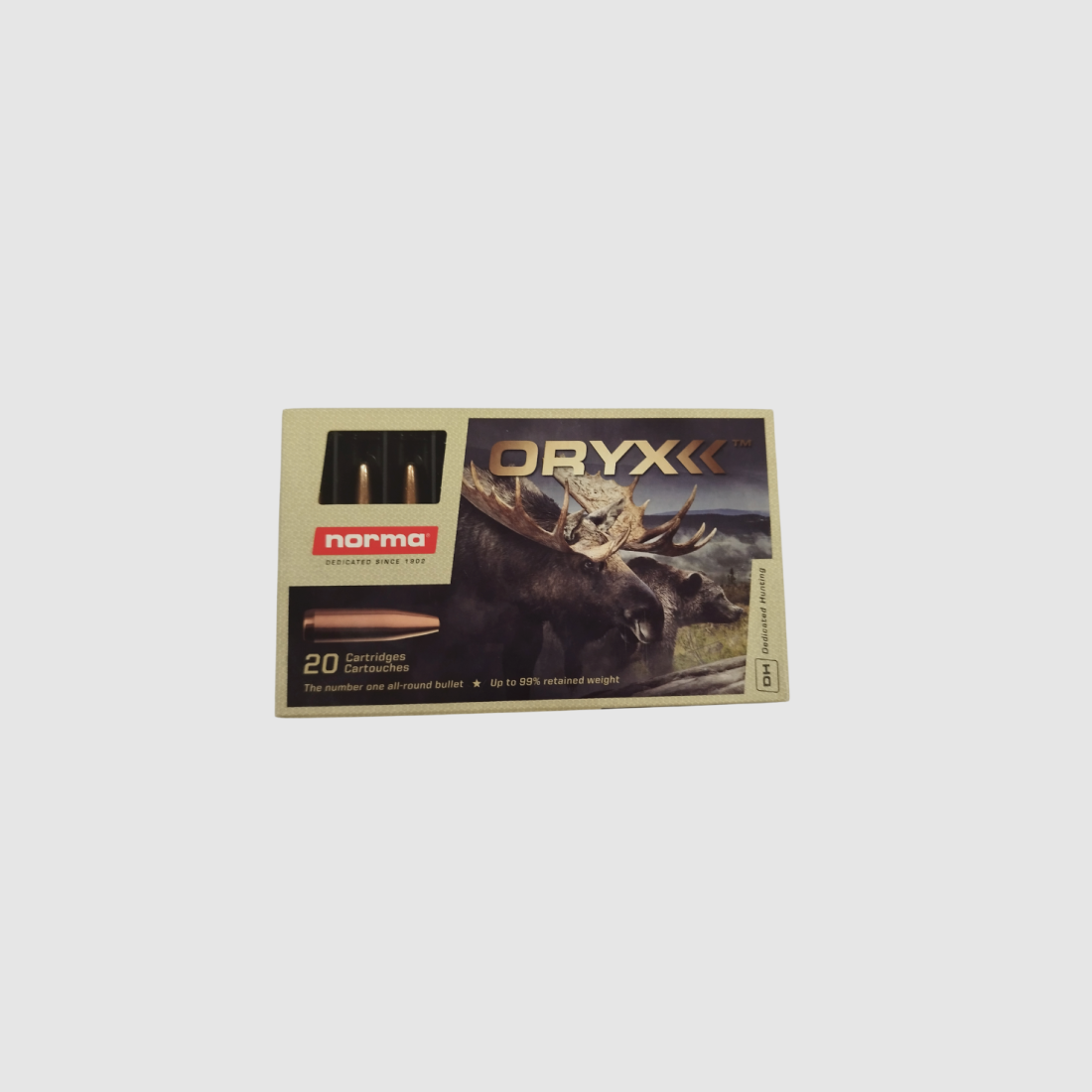 Amunicja NORMA 30-06 SPRING. ORYX 11,7G, zdjęcie 1 z 2