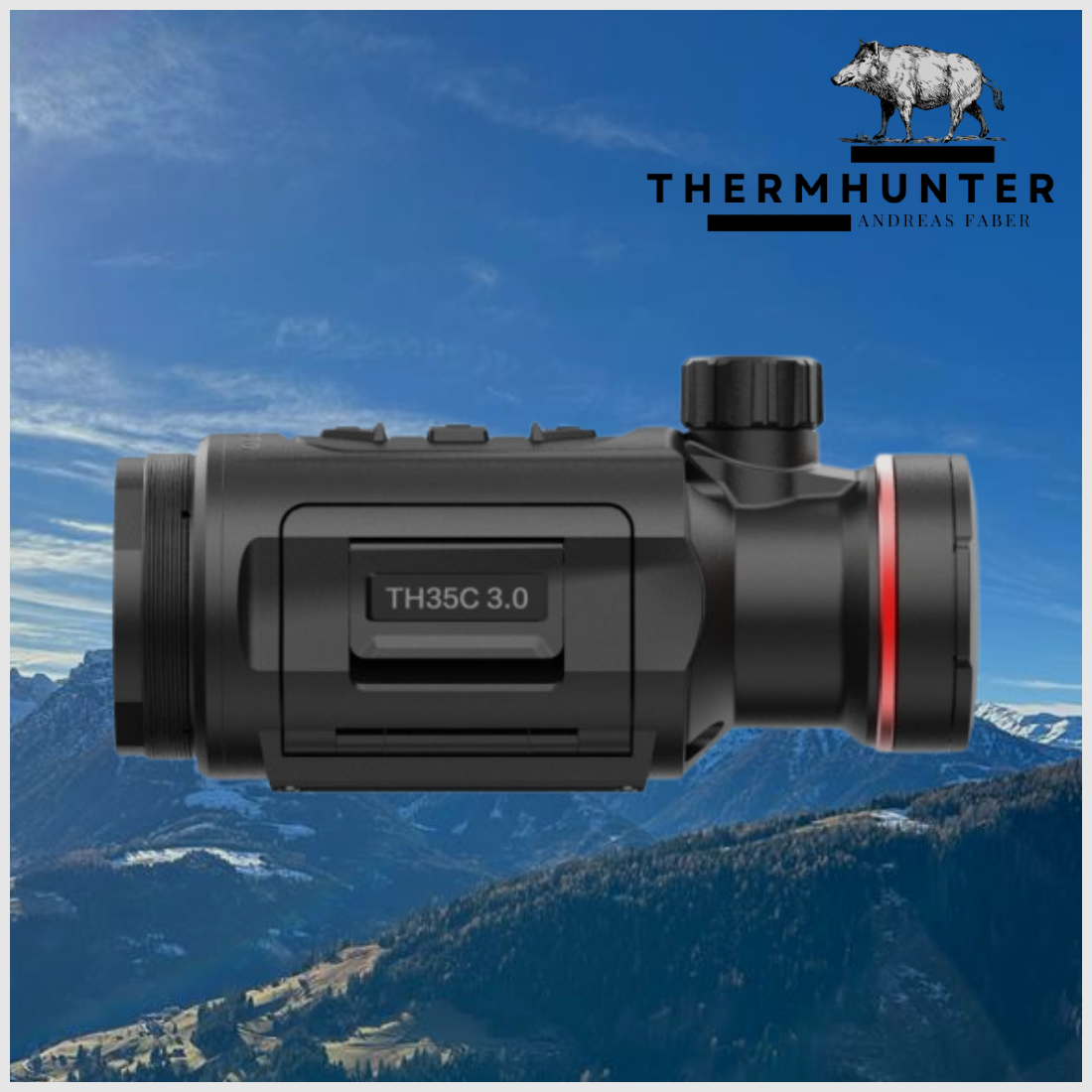 Hikmicro Clip-On Thunder TH35C 3.0 complete set with adapter -NEW-, image 3 of 5