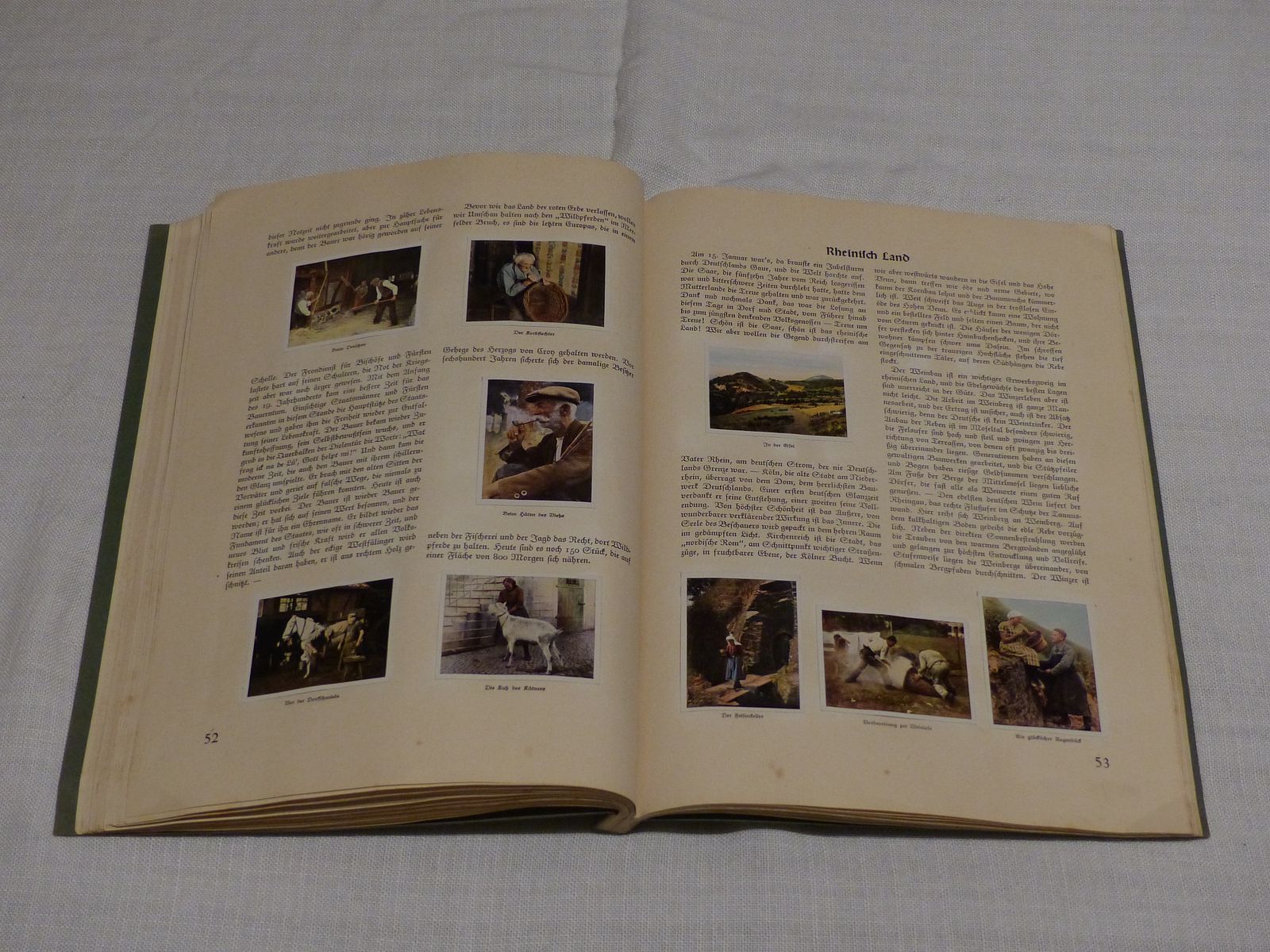 Complete sticker album on German soil 1935