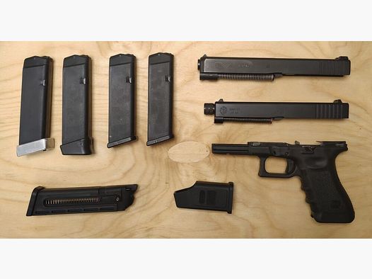 Glock 35 .40 S&W Pistole + TSG-22 Wechselsystem .22lr