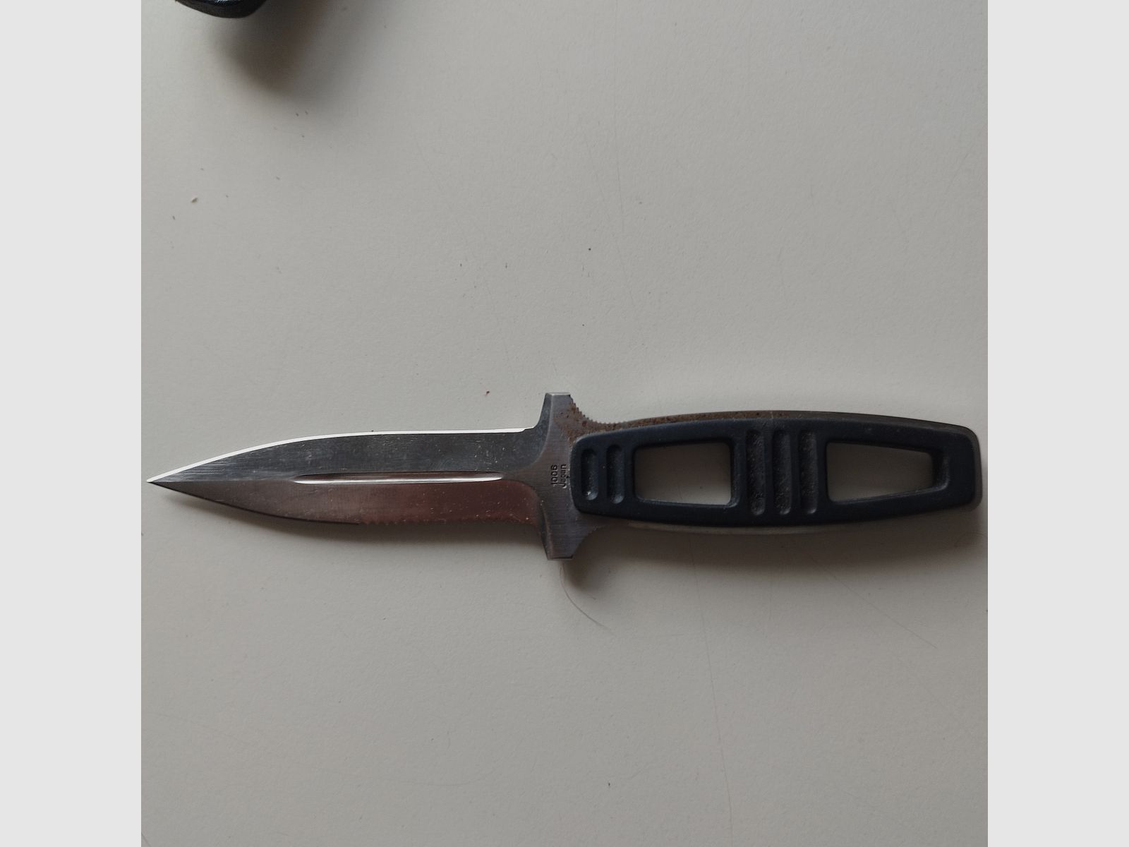 Hochwertiges Taucher-Messer Kershaw 1006 Japan mit Leder-Clip Scheide, Bild 3 von 7