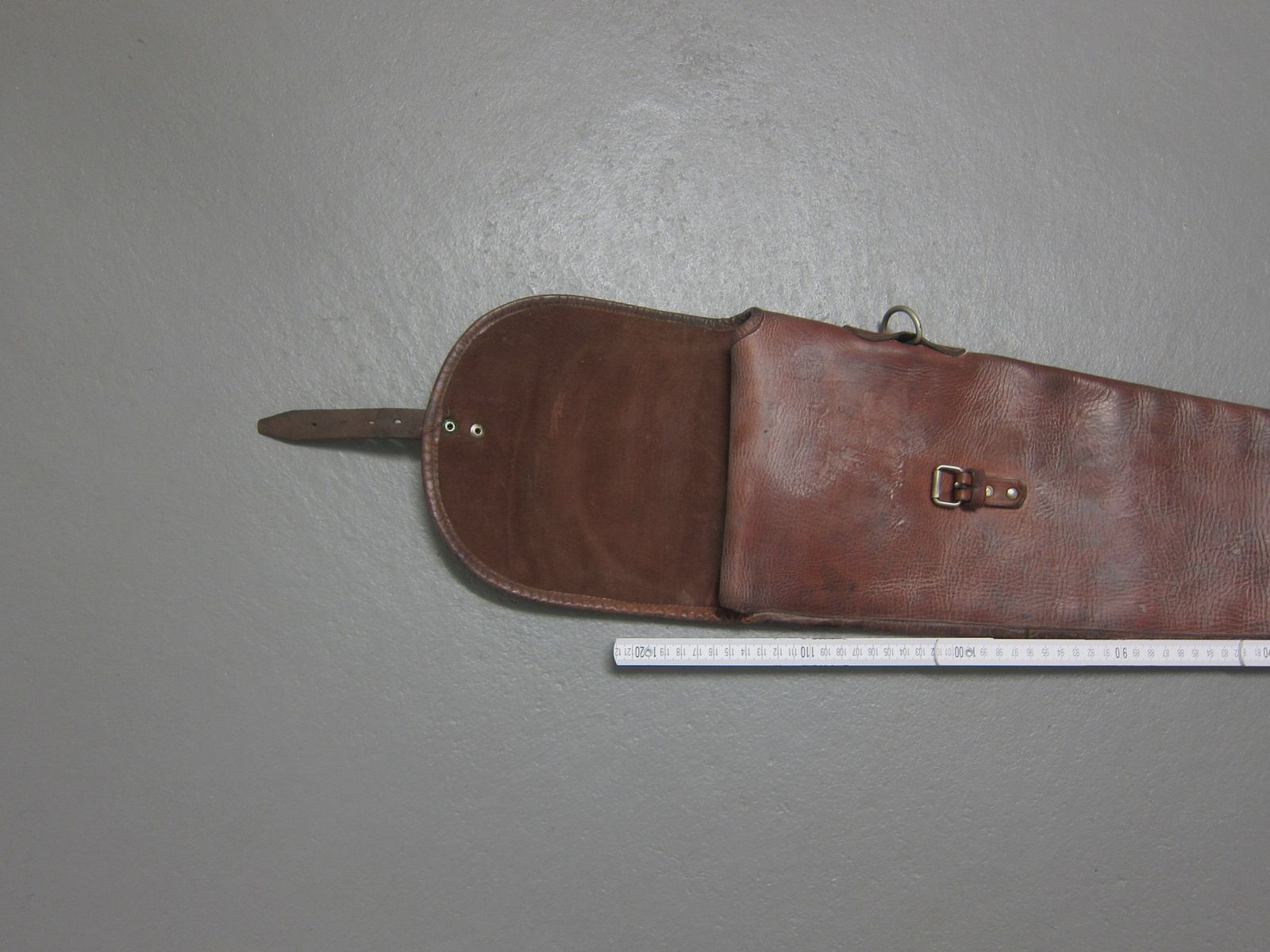old leather case