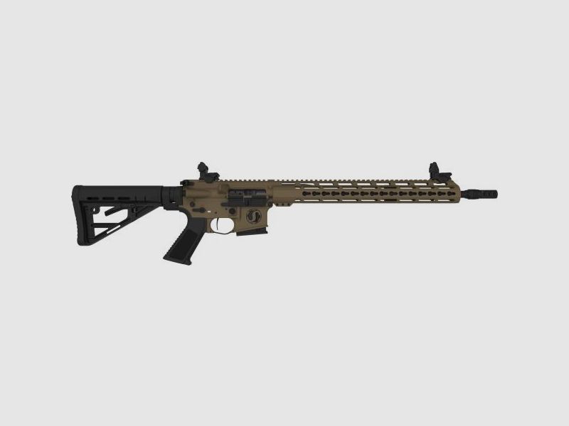 SCHMEISSER Selbstladebüchse Mod. AR15 Dynamic L FDE 16,75' .223Rem    Slim M-Lok lang