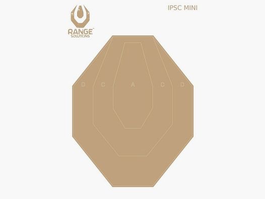 Tarcza Mini IPSC 50 szt.