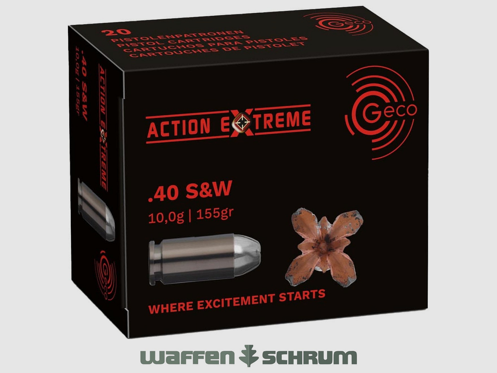 Geco Action EXTREME 10,0g - 155gr .40S&W