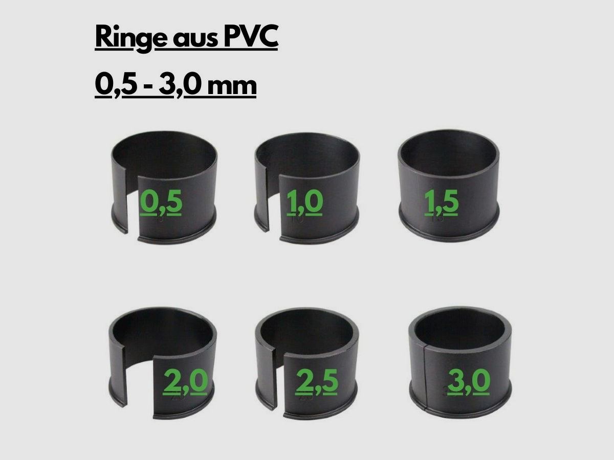 PARD Distanzringe Set (für PARD Standart Alu-Adapter) PVC