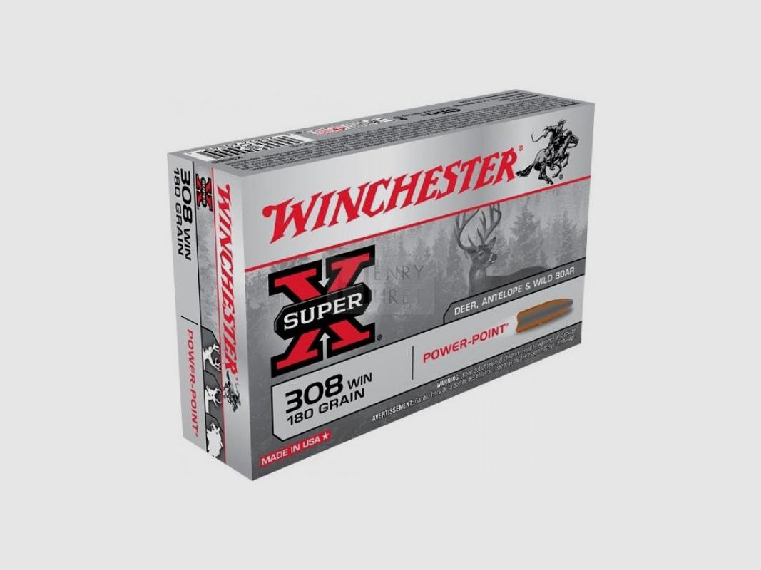 WINCHESTER 308Win POWER POINT 180gr X20, Bild 2 von 2