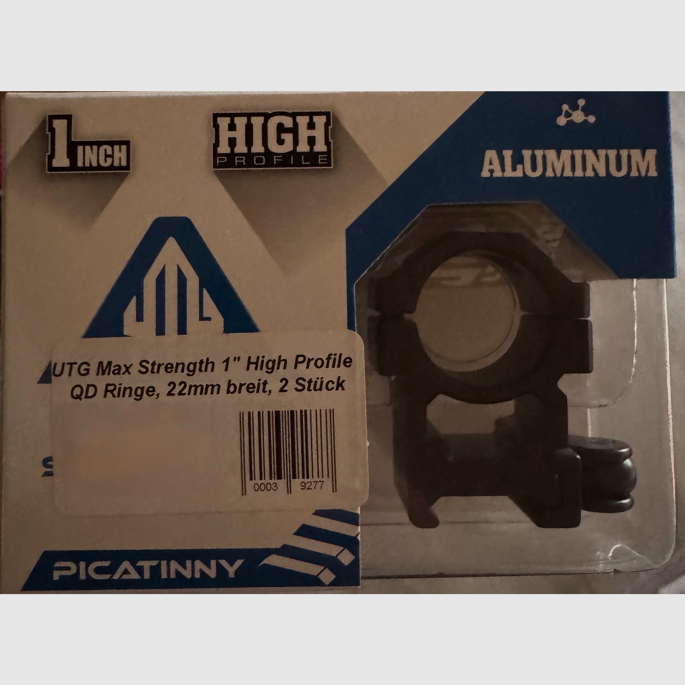 UTG QD Hochprofil Montageringe
