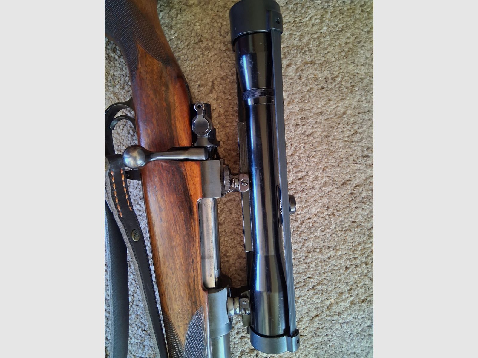 Langwaffe Brünner Repetierbüchse 7x57 mit Zielfernrohr Hubertus 6x40